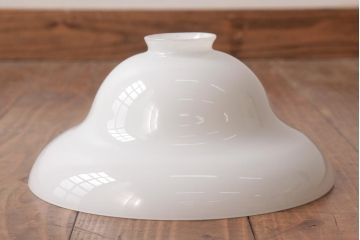 アンティーク照明　昭和初期　つるりとしたフォルムと質感が魅力のペンダントライト(天井照明、電笠)(R-036974)