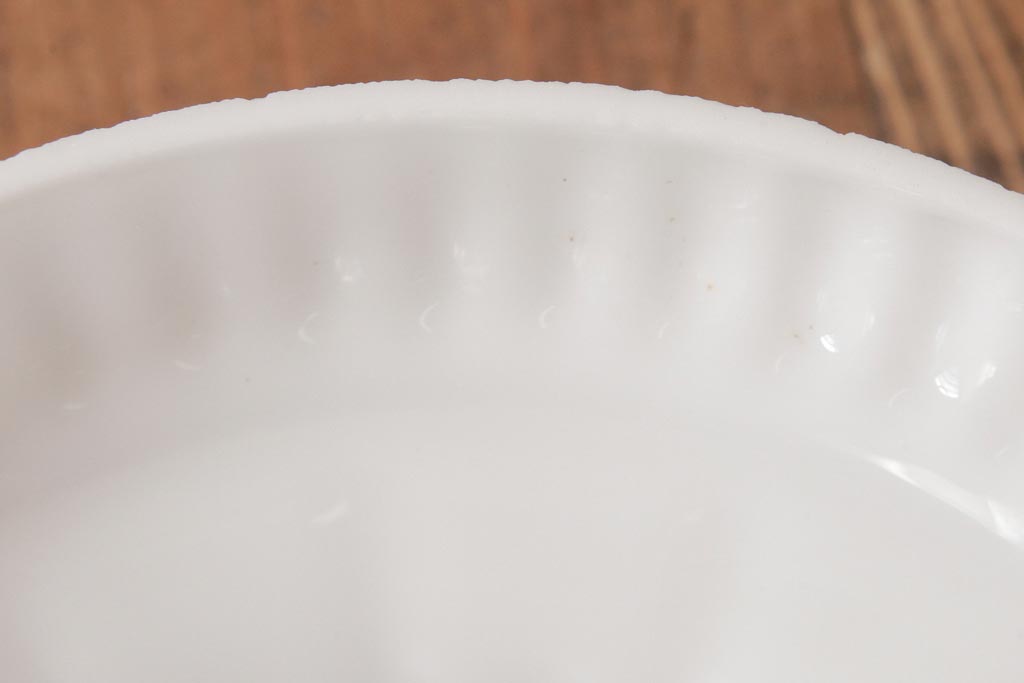 アンティーク照明　和製アンティーク　陽刻ガラスがお洒落なペンダントライト(天井照明、吊り下げ照明、シェード)(R-036975)