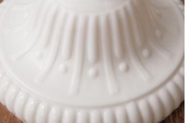 アンティーク照明　和製アンティーク　陽刻ガラスがお洒落なペンダントライト(天井照明、吊り下げ照明、シェード)(R-036975)