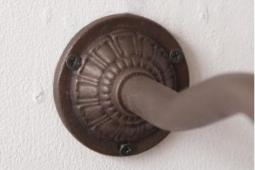 アンティーク照明　昭和初期　蕾のようなシルエットの壁付け照明(ウォールライト)(R-036978)