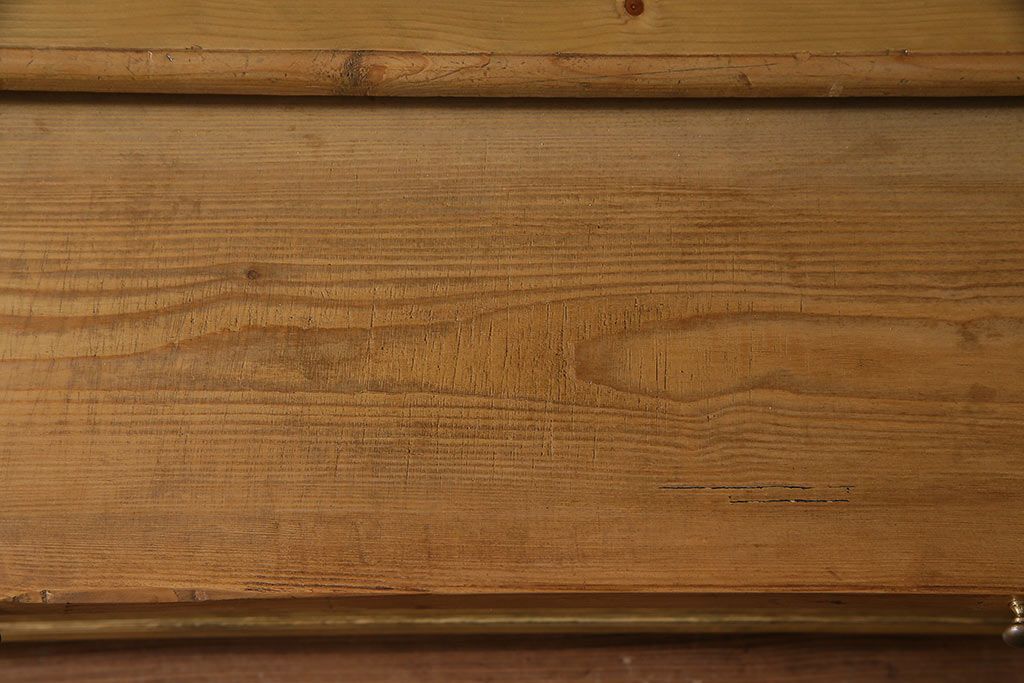 アンティーク家具 フランスアンティーク パイン材 キッチンキャビネット(収納棚、食器棚)(R-036982)