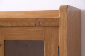 アンティーク家具 フランスアンティーク パイン材 キッチンキャビネット(収納棚、食器棚)(R-036982)