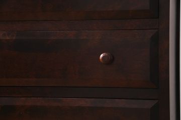 中古　当店リメイク　松本民芸家具　シンプルでシックなローボード(ローチェスト、引き出し)(R-036983)