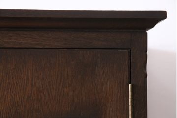 中古　ビンテージ家具　永田良介商店　欧風デザインを楽しめる洋服タンス(ワードローブ、衣装箪笥)(R-037000)