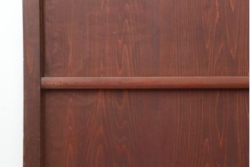 アンティーク建具　木味を楽しめる板戸2枚セット(引き戸、建具、舞良戸)(R-037005)