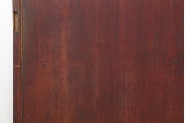アンティーク建具　木味を楽しめる板戸2枚セット(引き戸、建具、舞良戸)(R-037005)