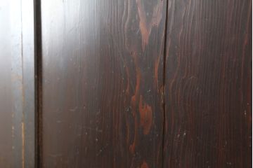 アンティーク建具　杉材一枚板　シンプルな板戸4枚セット(帯戸、引き戸)(R-037006)