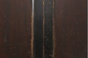アンティーク建具　杉材一枚板　シンプルな板戸4枚セット(帯戸、引き戸)(R-037006)