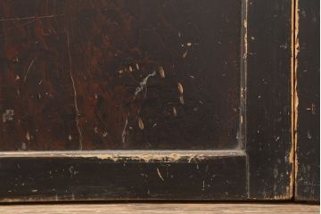 アンティーク建具　杉材一枚板　シンプルな板戸4枚セット(帯戸、引き戸)(R-037006)