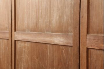 アンティーク建具　木味を楽しめる帯戸4枚セット(板戸、引き戸)(R-037008)