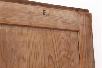 アンティーク建具　木味を楽しめる帯戸4枚セット(板戸、引き戸)(R-037008)