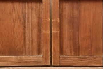 アンティーク建具　昭和初期　縦額入り障子戸4枚セット(引き戸、建具)(R-037009)