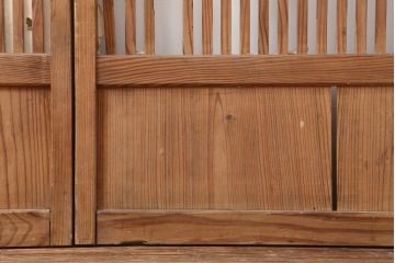 アンティーク建具　大正昭和初期　和の空間づくりにおすすめな格子戸4枚セット(建具、引き戸)(R-037010)