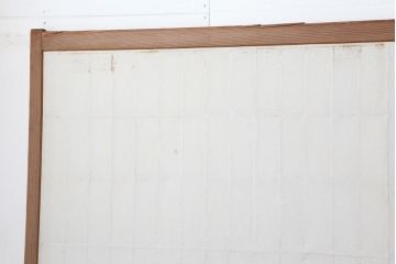 アンティーク建具　和製アンティーク　昭和初期　木味が魅力の縦額入り障子戸4枚セット(引き戸、建具)(R-037015)