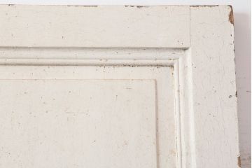 アンティーク建具　フランスアンティーク　ホワイトペイントのシャビーな木製ドア(扉、建具)(R-037017)