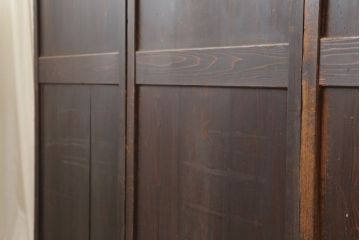 アンティーク建具　木味を楽しめる帯戸3枚セット(板戸、引き戸)(R-037018)