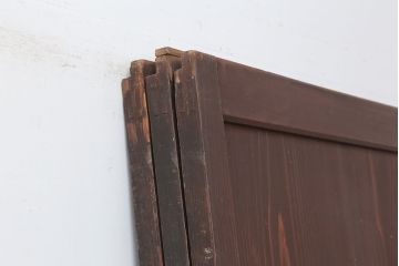 アンティーク建具　和製アンティーク　明治大正期　木味を楽しめる帯戸3枚セット(板戸、引き戸、建具)(R-037020)