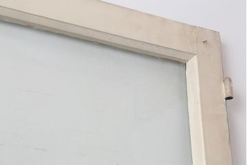 アンティーク建具　フランスアンティーク　両開き　シャビーシックなお部屋づくりにおすすめな親子ドア(扉、ガラスドア)(R-037024)