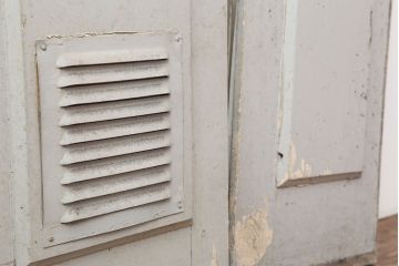 アンティーク建具　フランスアンティーク　両開き　シャビーシックなお部屋づくりにおすすめな親子ドア(扉、ガラスドア)(R-037024)