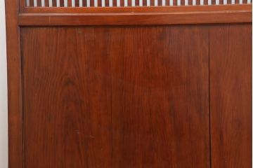 アンティーク建具　上手物　和の風情あふれる格子帯戸4枚セット(板戸、引き戸)(R-037027)