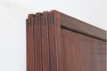 アンティーク建具　上手物　和の風情あふれる格子帯戸4枚セット(板戸、引き戸)(R-037027)