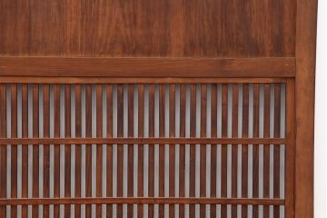 アンティーク建具　上手物　和の風情あふれる格子帯戸4枚セット(板戸、引き戸)(R-037027)