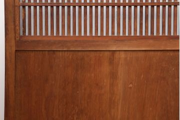 アンティーク建具　上手物　和の風情あふれる格子帯戸4枚セット(板戸、引き戸)(R-037027)