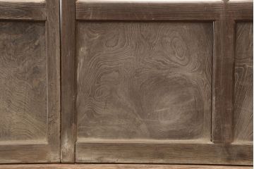 アンティーク建具　レトロ　背の高いガラス戸4枚セット(引き戸)(R-037028)