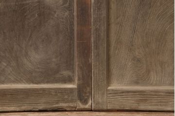 アンティーク建具　レトロ　背の高いガラス戸4枚セット(引き戸)(R-037028)