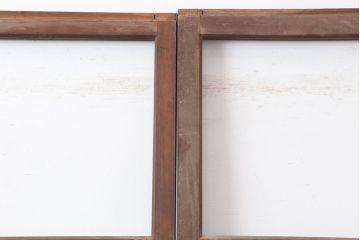 アンティーク建具　レトロ　背の高いガラス戸4枚セット(引き戸)(R-037028)