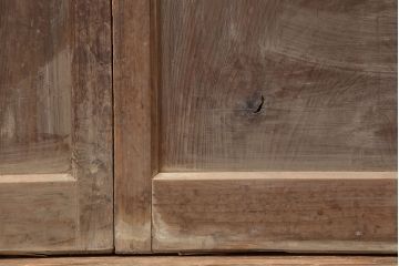 アンティーク建具　レトロ　背の高いガラス戸2枚セット(引き戸)(R-037029)