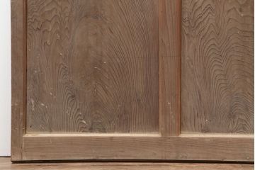 アンティーク建具　レトロ　背の高いガラス戸2枚セット(引き戸)(R-037029)