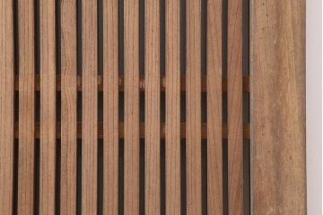 アンティーク建具　和製アンティーク　総ケヤキ材　風格漂う格子蔵戸(玄関戸、引き戸)(R-037035)