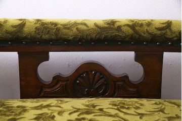 アンティーク家具　イギリスアンティーク　マホガニー材　お部屋をクラシカルに彩るシェーズロング(ソファ、カウチ)(R-037036)