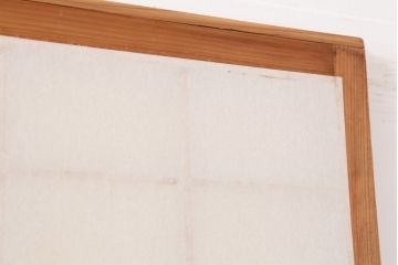 アンティーク建具　昭和初期　レトロ　細身の障子戸4枚セット(引き戸)(R-037041)