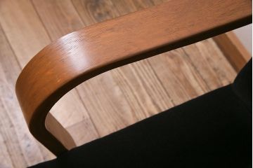 ビンテージ家具　昭和中期　昭和レトロな回転チェア(回転椅子、ドクターチェア、アームチェア、ワークチェア)(R-037044)