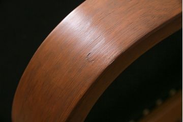 ビンテージ家具　昭和中期　昭和レトロな回転チェア(回転椅子、ドクターチェア、アームチェア、ワークチェア)(R-037044)
