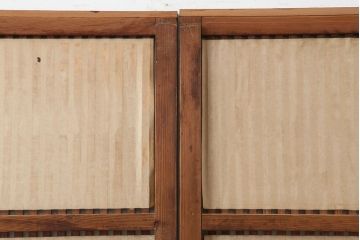 アンティーク建具　昭和初期　幅が狭めの格子戸4枚セット(引き戸、建具)(R-037047)