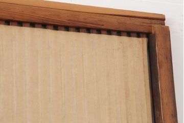 アンティーク建具　昭和初期　幅が狭めの格子戸4枚セット(引き戸、建具)(R-037047)