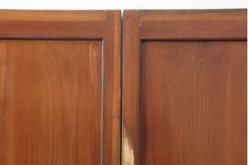アンティーク建具　大正期　木の味わい深さが魅力の帯戸4枚セット(板戸、引き戸、建具)(R-037058)