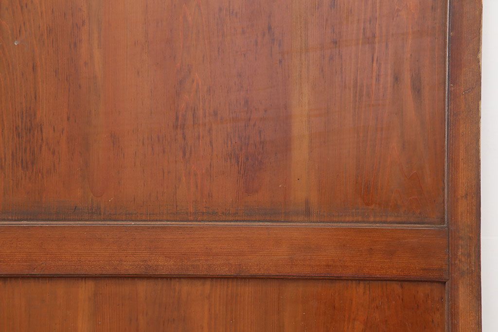 アンティーク建具　大正期　木の味わい深さが魅力の帯戸4枚セット(板戸、引き戸、建具)(R-037058)