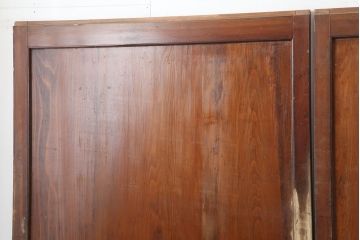アンティーク建具　大正期　木の味わい深さが魅力の帯戸4枚セット(板戸、引き戸、建具)(R-037058)
