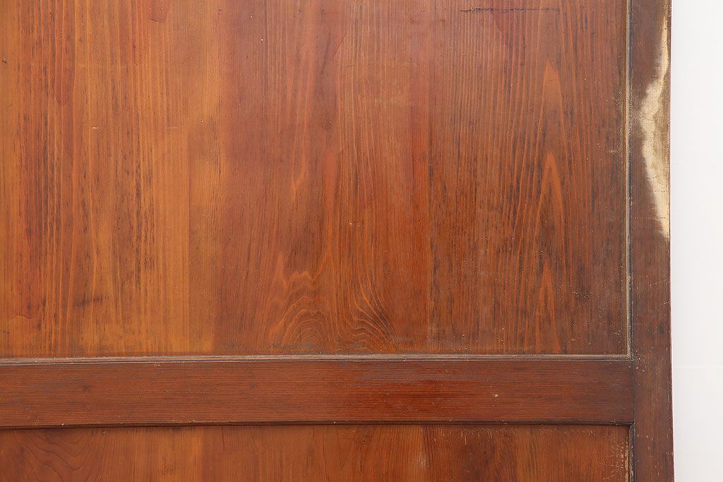 アンティーク建具　大正期　木の味わい深さが魅力の帯戸4枚セット(板戸、引き戸、建具)(R-037058)