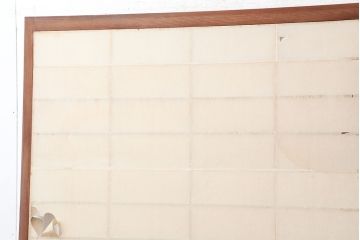 アンティーク建具　シンプルな障子戸2枚セット(引き戸、ガラス戸、建具)(R-037066)