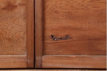 アンティーク建具　シンプルな障子戸4枚セット(引き戸、ガラス戸、建具)(R-037067)