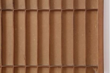 アンティーク建具　昭和初期　和モダンスタイルにおすすめな細身の障子戸3枚セット(引き戸、建具)(R-037074)
