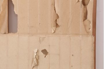 アンティーク建具　昭和初期　和モダンスタイルにおすすめな細身の障子戸3枚セット(引き戸、建具)(R-037074)