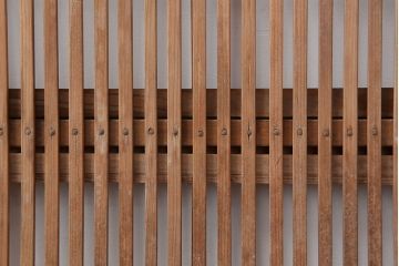 アンティーク建具　和製アンティーク　昭和中期　腰板ケヤキ材　裏障子付き!上品な和の空間づくりにおすすめな格子戸4枚セット(建具、引き戸)(R-037094)
