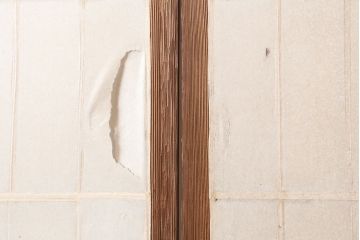アンティーク建具　昭和初期　和空間を引き立てる幅広の障子戸2枚セット(引き戸、建具)(R-037100)