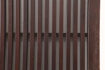 アンティーク建具　和製アンティーク　大正昭和初期　幅広　存在感抜群の格子戸2枚セット(引き戸、建具)(R-037101)